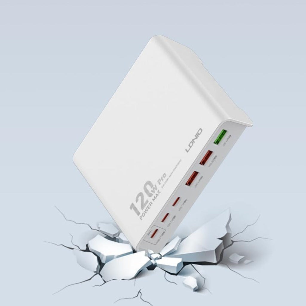 LDNIO Q605 120W Multi-ports Desktop Charging Station