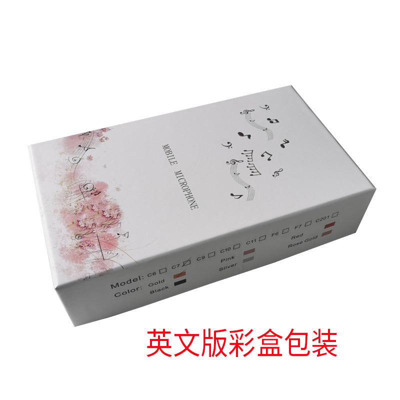 C7 professional microphone telephone microphone condenser karaoke microphone for live singing recording cardioid pickup mini