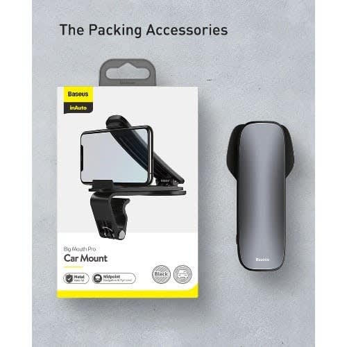 Baseus Big Mouth Pro Car Mount(Applicable to centre console)