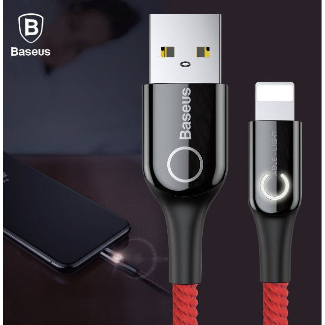 Baseus C-shaped Light Intelligent power-off Cable Black
