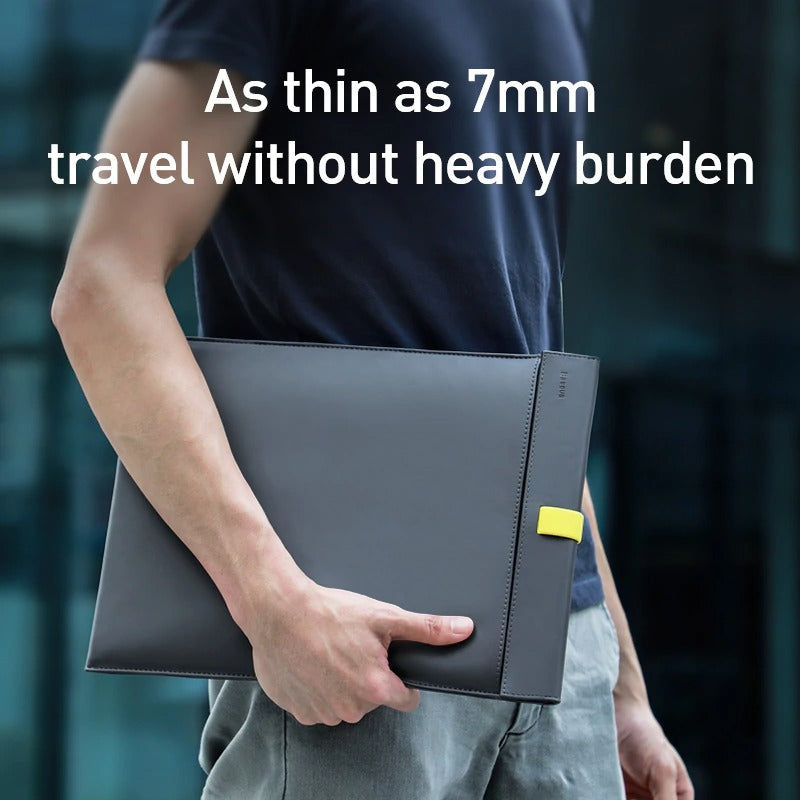 Baseus Let''s go Traction ComputerLiner Bag(13 inches or less)grey&yellow