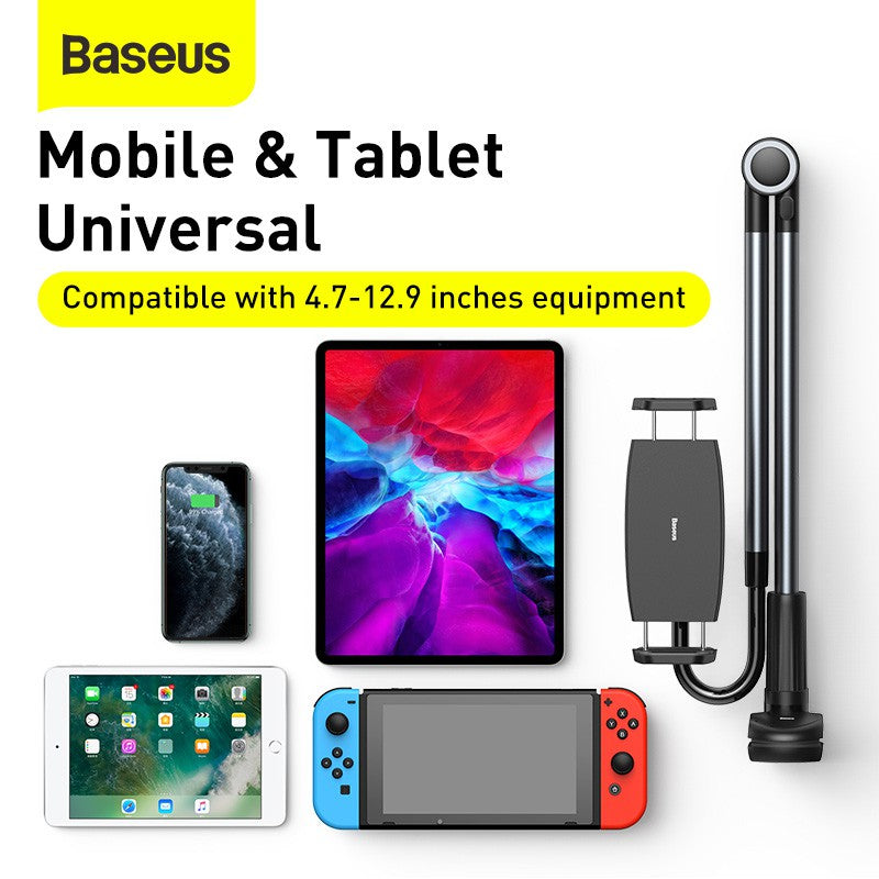 Baseus Otaku life rotary adjustment lazy holder(Applicable for phone/ ipad) Dark gray