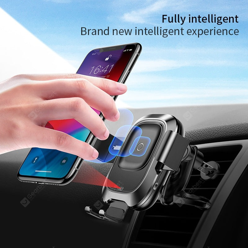 Baseus Smart Vehicle Bracket Wireless Charger Black