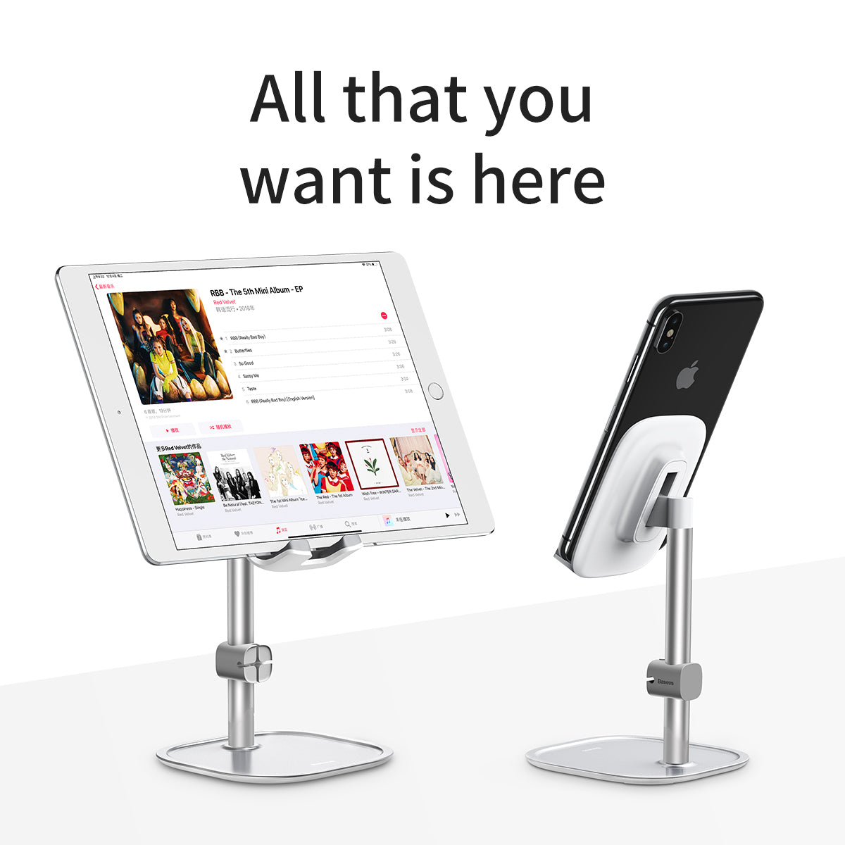 Baseus literary youth desktop bracket Black