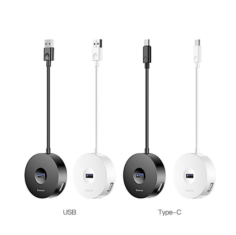 Baseus round box HUB adapter Black
