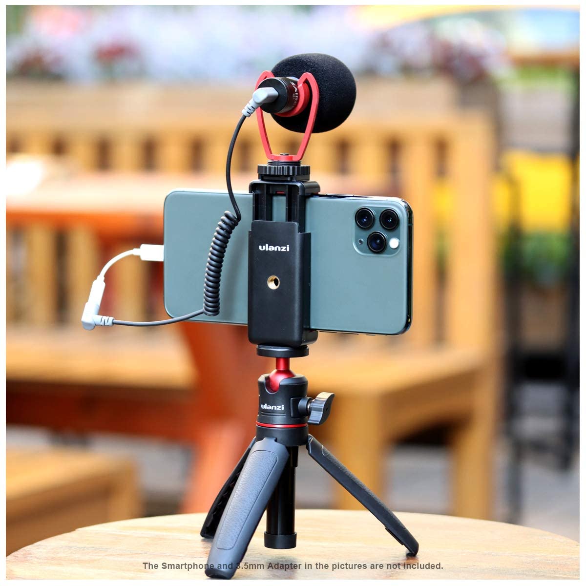 ULANZI ST-07 Phone Tripod Mount with Cold Shoe Mount