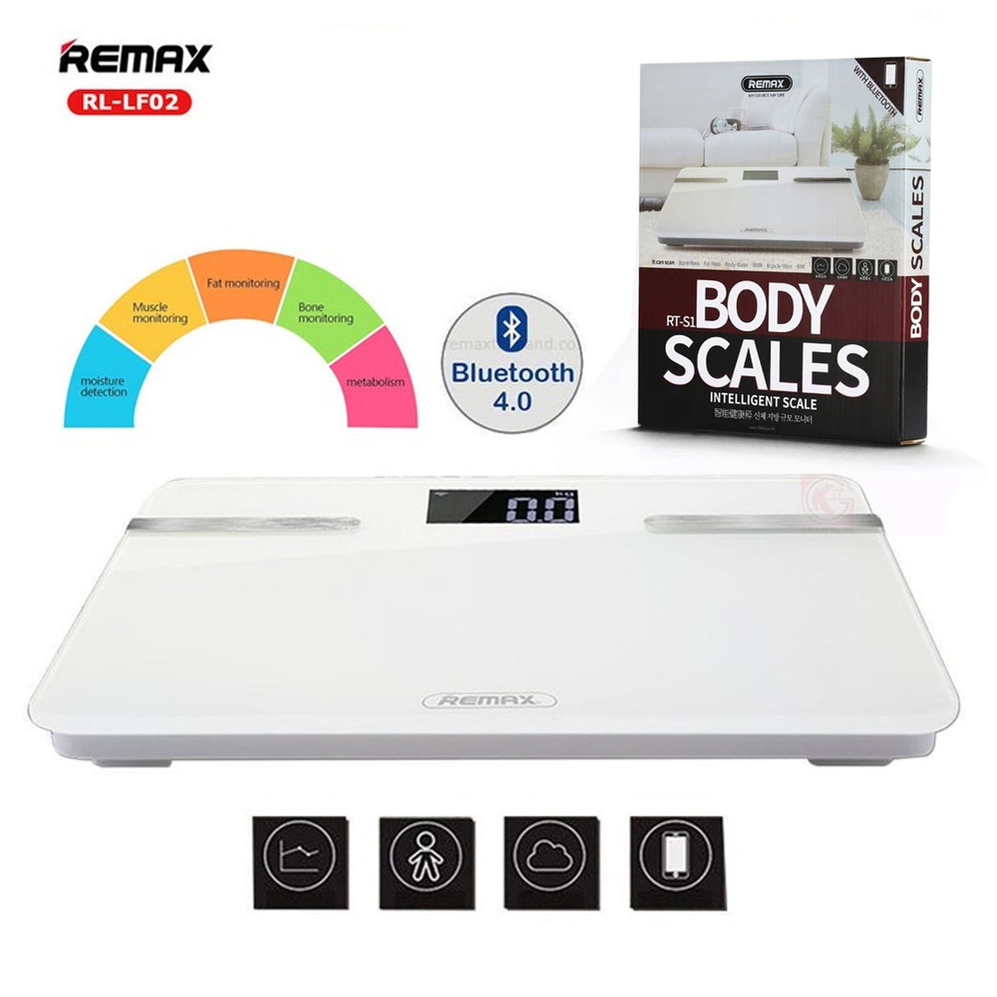 REMAX.LIFE BODY SCALE - RL-LF02