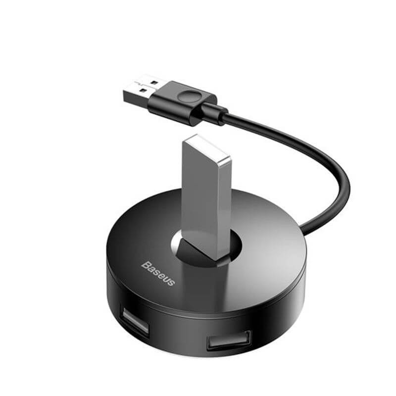 Baseus round box HUB adapter Black