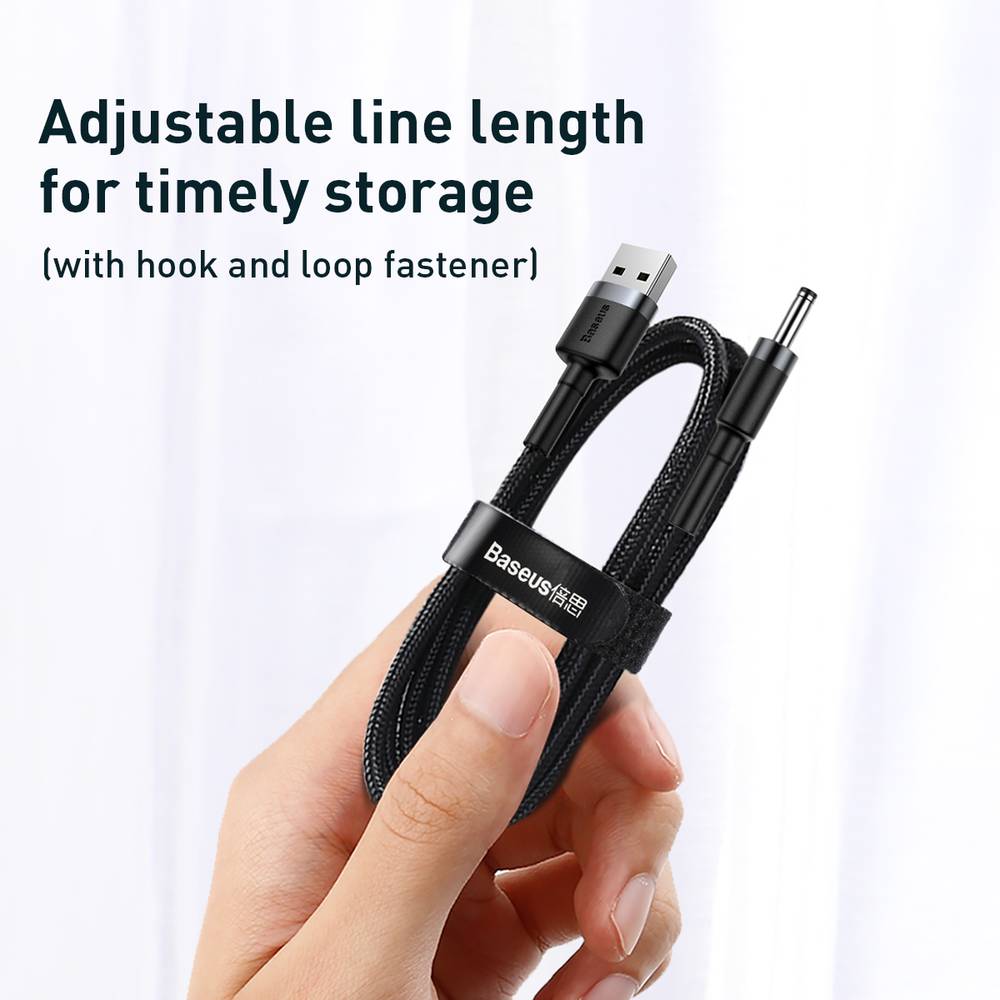 Baseus Cafule Cable USB to DC 3.5mm 2A 1m Gray+Black