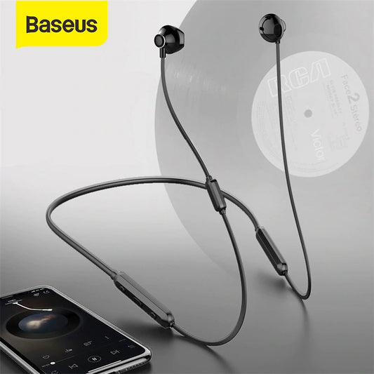 Baseus Encok  Necklace Wireless Earphone S11A Black
