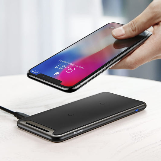 Baseus Three-coil Fast Wireless Charger Black