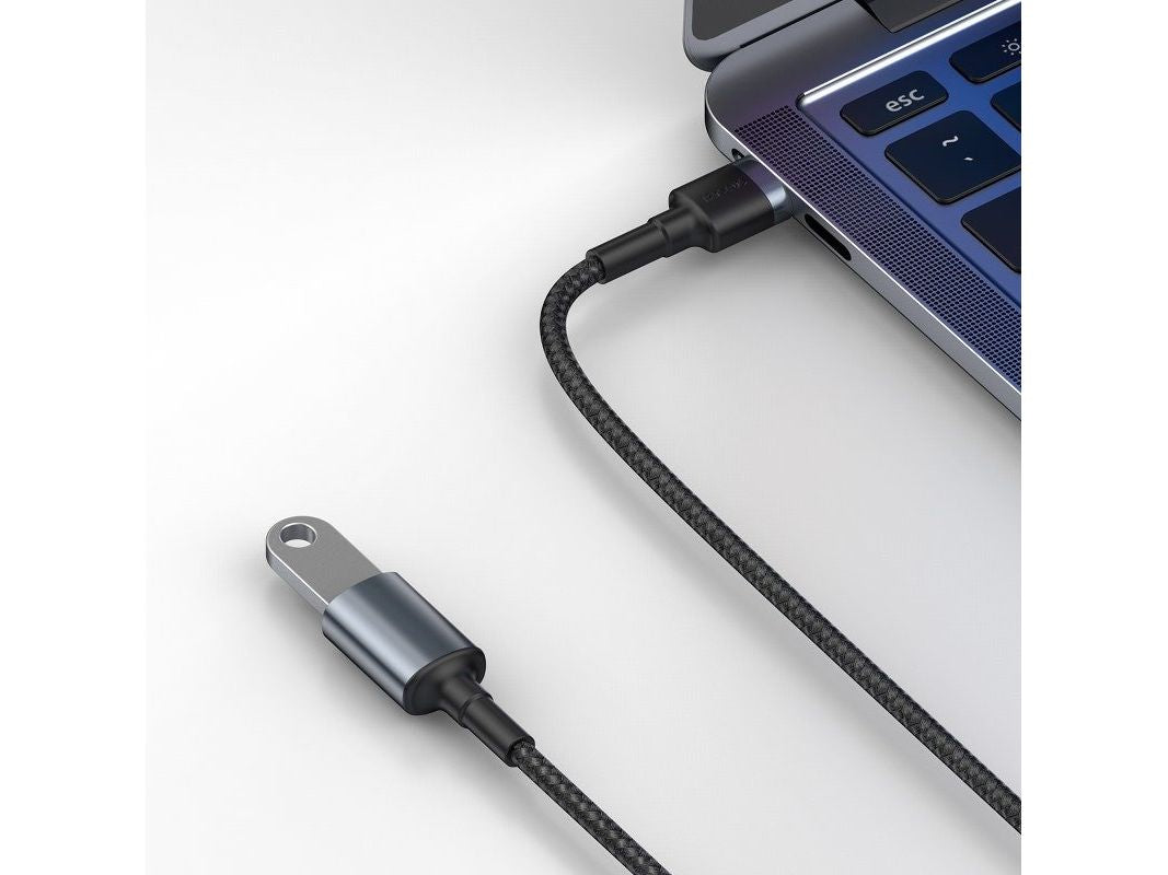 Baseus cafule Cable USB3.0 Male TO USB3.0 Female 2A 1m Dark gray