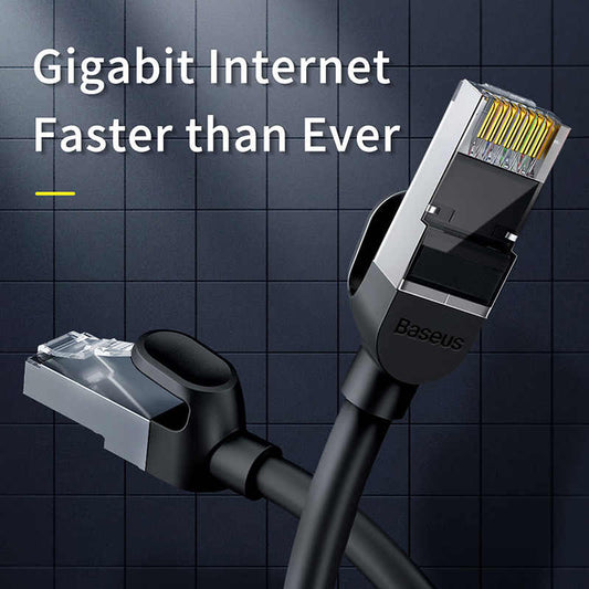 Baseus high Speed Six types of RJ45 Gigabit network cable Balck